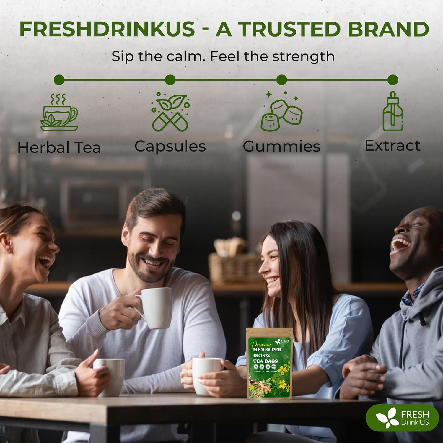 FreshDrinkUS Men Super Tea - larawan 4